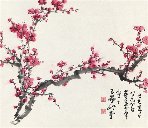 Plum Blossom Drawing at GetDrawings | Free download