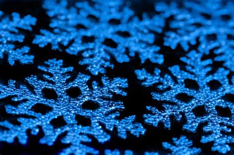 Photo of blue snowflake decorations | Free christmas images