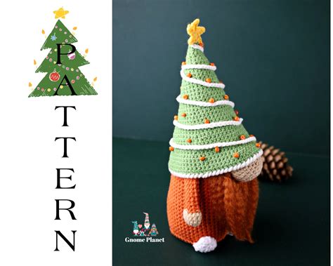 Crochet Christmas Tree Gnome Pattern Christmas Gnome Pattern - Etsy