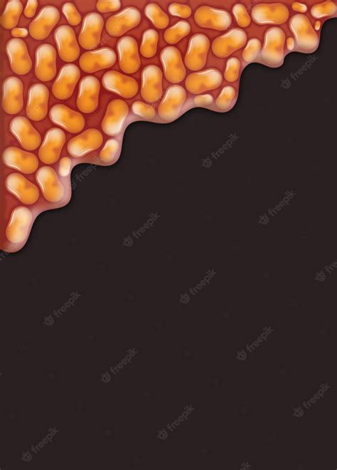 Premium Vector | Baked beans background