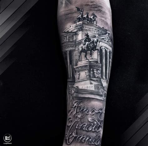 Luigi Mansi on Instagram: "“Altare della Patria, Roma” ⚡️ #ink #tattoo #tatuaggio #art #inked # ...