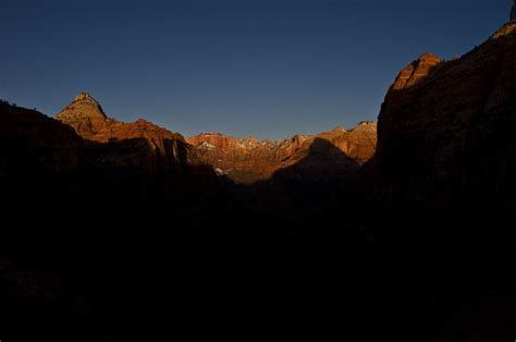 Zion Canyon Sunrise | Sunrise this morning at Zion Canyon ov… | Bill ...