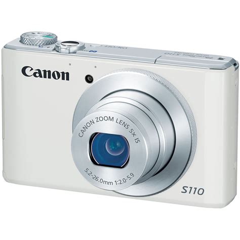 Canon PowerShot S110 Digital Camera (White) 6799B001 B&H Photo