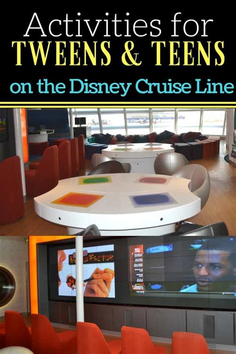 Activities for Tweens & Teens on Disney Cruise Ships | Disney cruise activities, Disney cruise ...