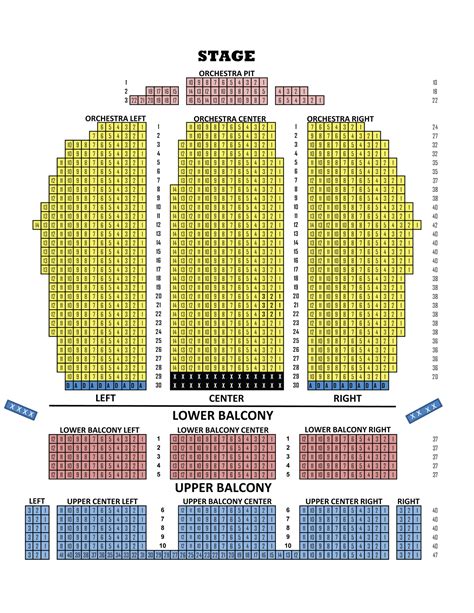 Fox Theater Detroit Seating Chart Orchestra Pit | Brokeasshome.com