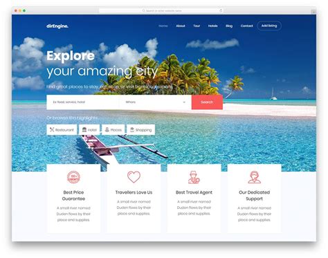 Responsive Travel Website Templates Free Download - BEST HOME DESIGN IDEAS