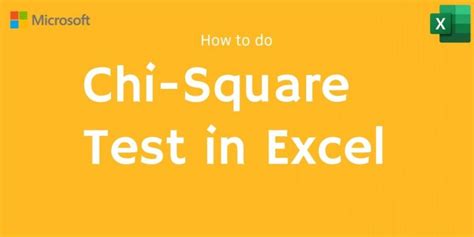 Chi-Square Test In Excel - A How-To Guide - QuickExcel