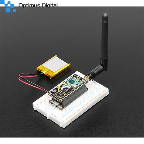 Adafruit LoRa Radio FeatherWing - RFM95W 433 MHz - Optimus Digital