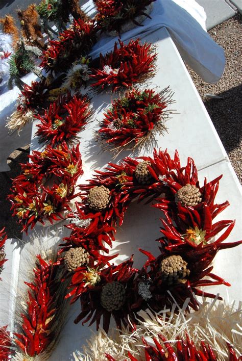 Santa Fe Daily Photo: A Santa Fe Christmas Wreath. | Mexico christmas, Christmas wreaths, Christmas