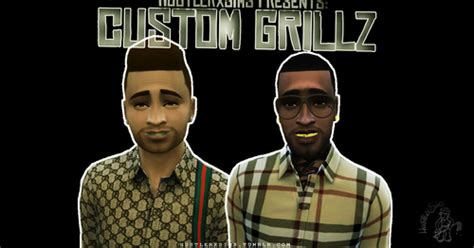 My Sims 4 Blog: Custom Grillz by Hustlerxsims