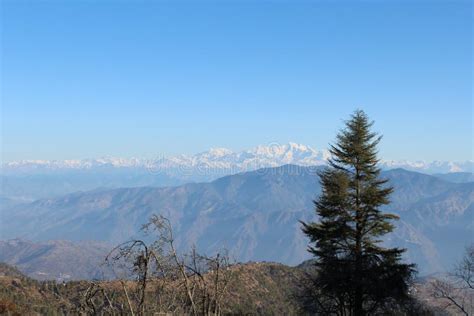 Most Beautiful Scenic of Kangchenjunga Mountain Stock Photo - Image of ...