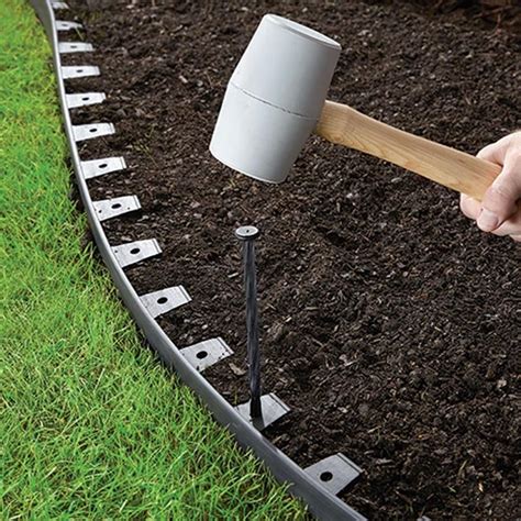 EasyFlex Black Plastic Landscape Edging Roll at Lowes.com | Plastic landscape edging, Landscape ...