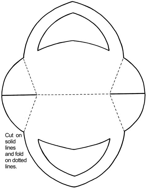 Paper Basket Template Printable