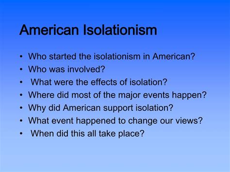 PPT - American Isolationism during World War II PowerPoint Presentation - ID:165512