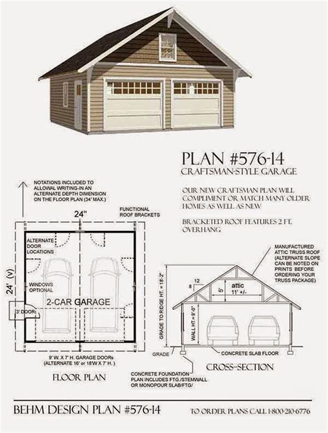 Garage Plans Blog - Behm Design - Garage Plan Examples: August 2014