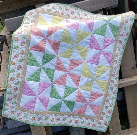 Buy Pinwheel Baby Quilt Pattern Online in India - Etsy