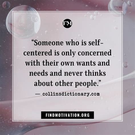 Self Absorbed People Quotes