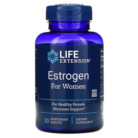 Life Extension, Estrogen for Women, Östrogen für Frauen, 30 pflanzliche Tabletten - iHerb