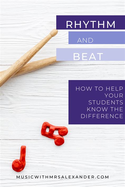 Teaching Rhythm and Beat: How to Help Your Students Know the Difference ...