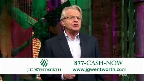 J.G. Wentworth TV Commercial, 'Jerry Springer' - iSpot.tv