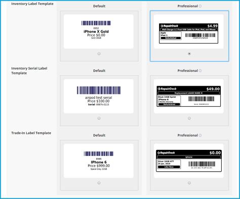 Inventory Labels Template - Detrester.com