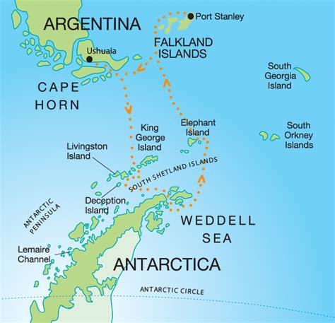 seymour island - Falkland islands etc map Stanley Falkland Islands ...