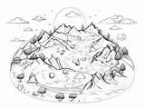 Earth Science Coloring Fun For Kids  Page sketch template
