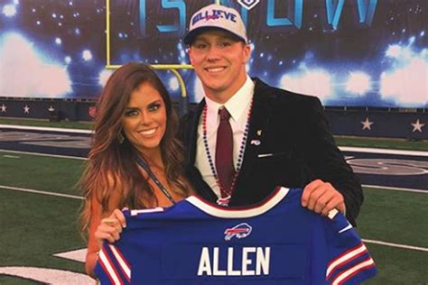 Josh Allen's girlfriend celebrates NFL draft