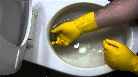 How To Remove Hard Water Stains From Toilet Bowl - YouTube