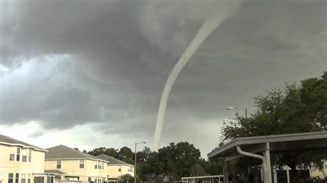 Waterspout Tornado Formation - Tampa Bay 7/8/13 - YouTube