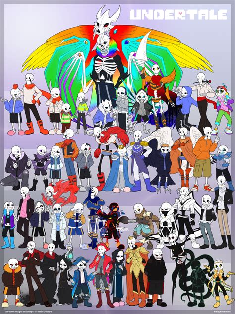 A Drop of Inspiration - A Poster of Undertale AUs by https://www ...