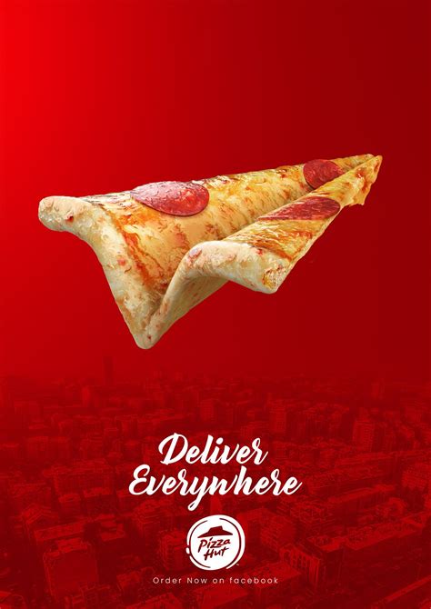 Pizza Delivery Print Ad on Behance | Graphic design ads, Ads creative, Ads creative advertising ...