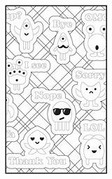 Amazoncom Emoji Crazy Coloring Book 30 Cute Fun Pages For Adults  sketch template