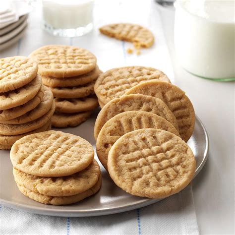 Low-Fat Peanut Butter Cookies Recipe | Taste of Home