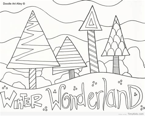 Winter Wonderland Coloring Pages at GetColorings.com | Free printable colorings pages to print ...