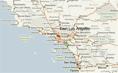 East Los Angeles Map