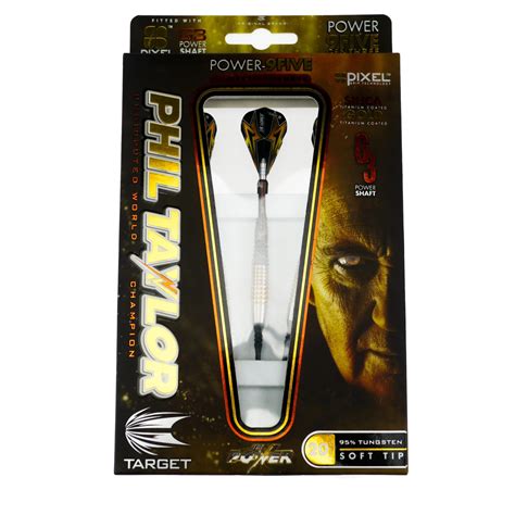 Phil Taylor Gen. 3 Soft Tip Darts 20 gm - TheDartShop.com