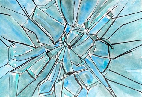 Broken Glass Painting - Art With Miss Linda