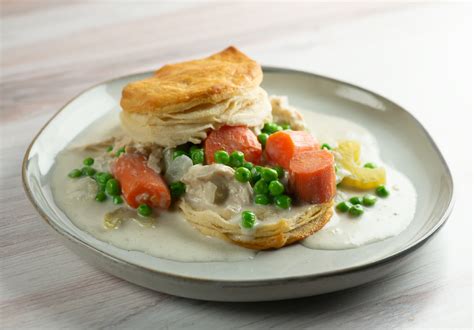 Creamy Slow Cooker Chicken and Biscuits - Framed Cooks