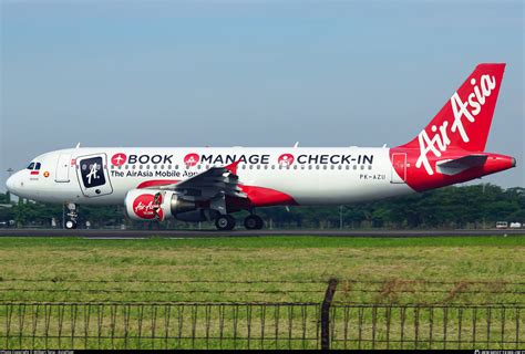 PK-AZU Indonesia AirAsia Airbus A320-216 Photo by Wilbert Tana ...