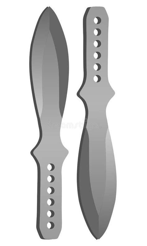 Isolated Set of Knives Tattoo Stock Illustration - Illustration of knives, shadow: 46407195