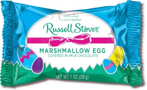 Russell Stover Milk Chocolate Covered Marshmallow Eggs Easter Candy, 1 ...