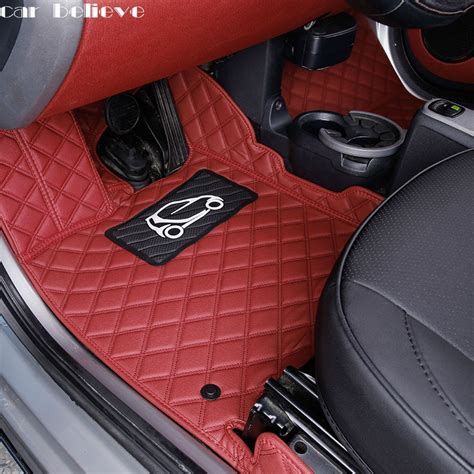 Car Believe Auto car Foot floor mat For Mercedes Benz Smart fortwo forfour Four Season ...