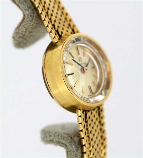 Vintage Omega 1960s Ladies Full 18 Karat Gold at 1stDibs | vintage ...