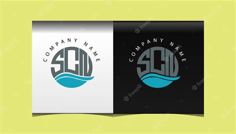 Premium Vector | Scn initial modern logo design vector icon template