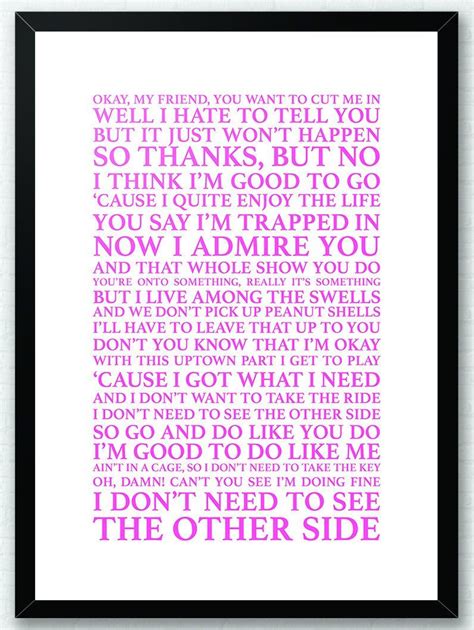 The Other Side The Greatest Showman Lyrics Song Lyrics | Etsy | The ...