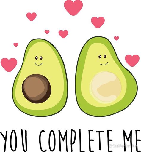 Cute avocado couple in love Couple In Love, Love Cartoon Couple, Canvas ...