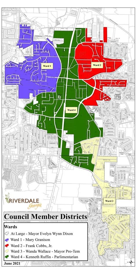 Ward Map | Riverdale, GA - Official Website