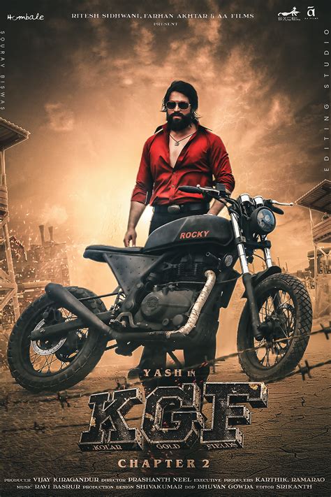 Kgf Png Photo - This movie poster photo editing.