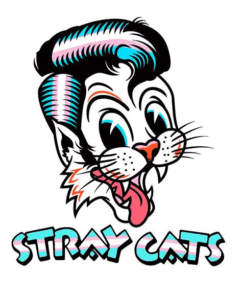 Stray Cats Logo Digital Art by Aswego Arts | Fine Art America